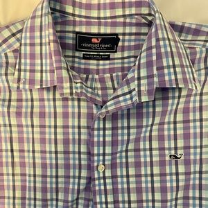 Vineyard vines slim fit whale shirt XL